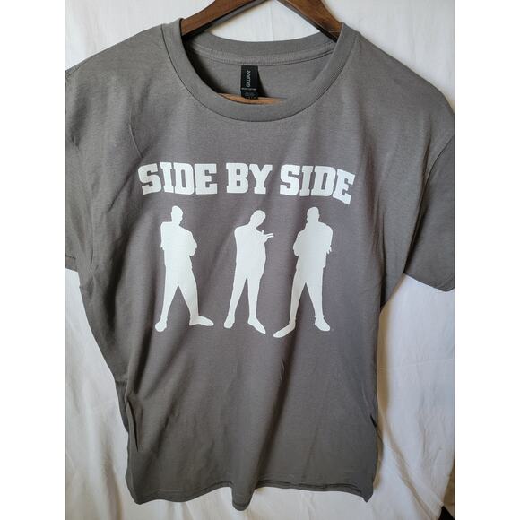 side by side   band   t shirt size large asphalt gray - Picture 1 of 2